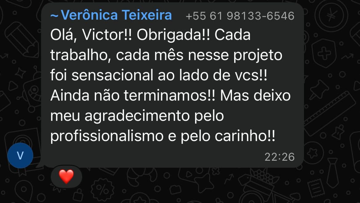 Depoimento de cliente